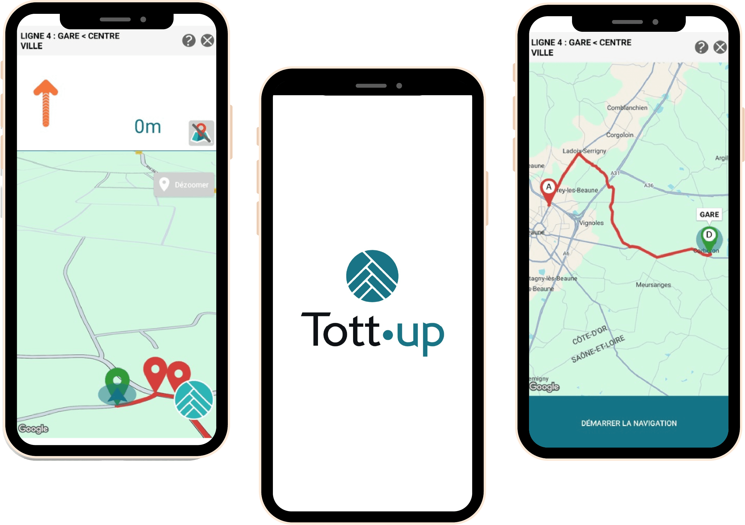 Solutions de navigation GPS bus / autocar