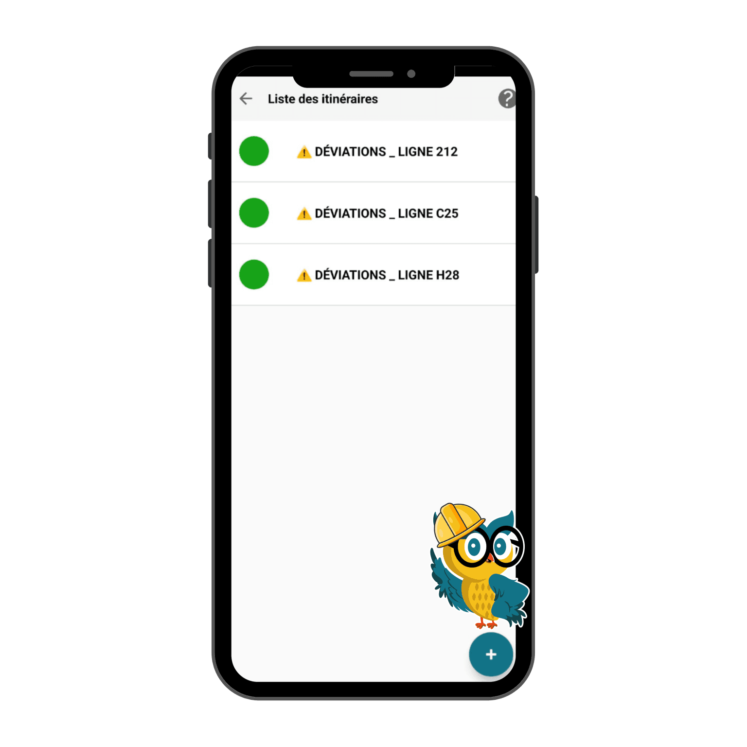 Formation conducteur de bus - déviations